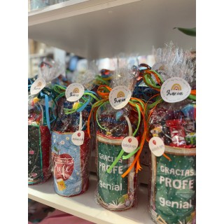 Cubo de golosinas para profesores molones | Regalo divertido