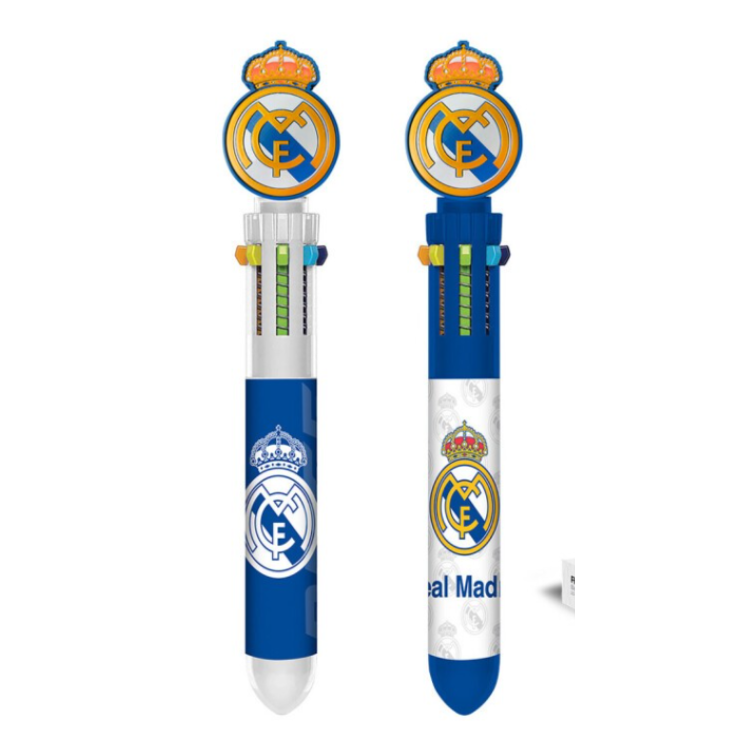 Bolígrafo 6 Colores Real Madrid - Producto Oficial | Globos al Aire Tenerife