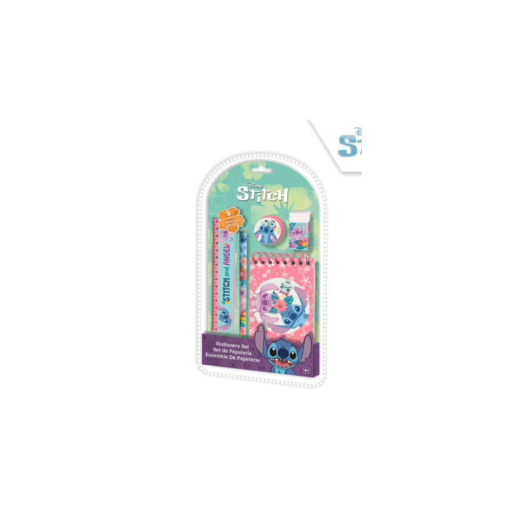 Set de Papelería 5 Piezas Stitch - Kit Escolar Disney | Globos al Aire Tenerife