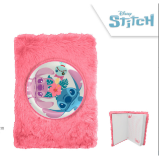 Libreta Plush Stitch - Tapa de Peluche Disney | Globos al Aire Tenerife