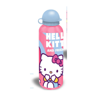 Cantimplora Aluminio Hello Kitty 500ml - Botella Rosa | Globos al Aire Tenerife