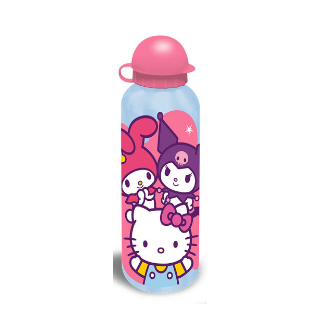 Cantimplora Aluminio Hello Kitty 500ml - Botella Rosa | Globos al Aire Tenerife