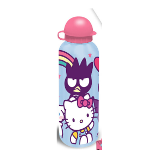 Cantimplora Aluminio Hello Kitty 500ml - Botella Rosa | Globos al Aire Tenerife
