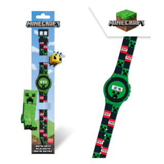 Reloj Digital Minecraft KEO2 para Niños - Estilo Gamer | Globos al Aire Tenerife