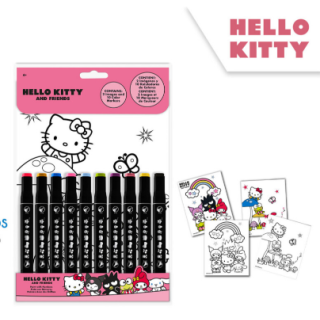 Pinta con Números Hello Kitty - Kit de Pintura Infantil | Globos al Aire Tenerife