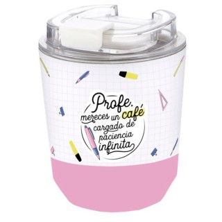 Vaso Térmico 280ml Profe - Regalo Original para Maestros | Globos al Aire Tenerife
