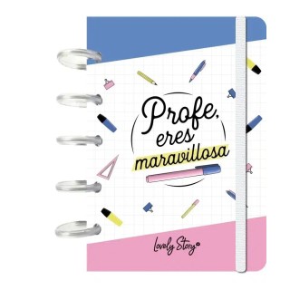 Cuaderno A6 Profe, Eres Maravillosa - Regalo para Profesora | Globos al Aire Tenerife
