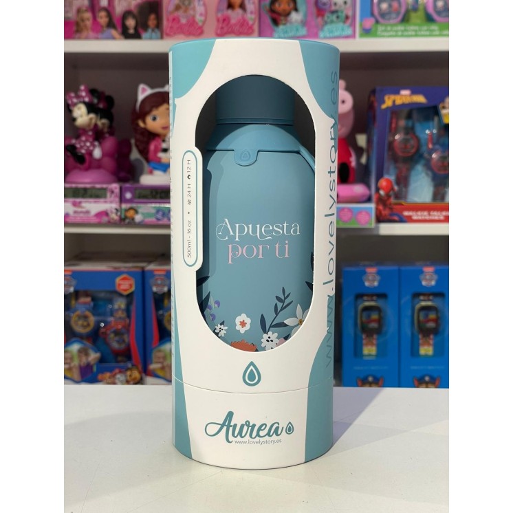 Botella Térmica 500ml Apuesta por Ti - Azul Oscuro | Globos al Aire Tenerife