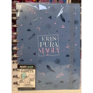 Libreta A4 100 Hojas Petrol Blue “Eres pura magia” | Globos al Aire Tenerife