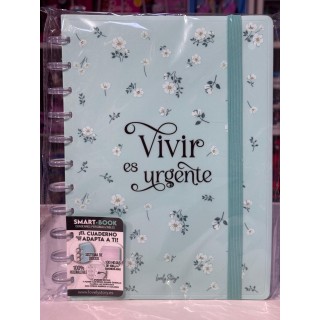 Libreta A4 100 Hojas Mint “Vivir es urgente” | Globos al Aire Tenerife