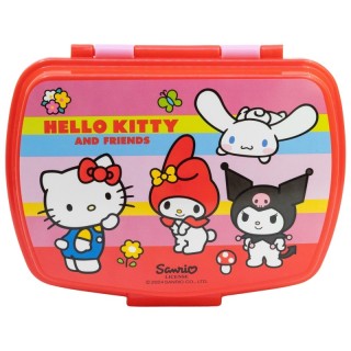 Sandwichera Rectangular Hello Kitty and Friends | Almuerzo escolar