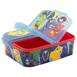 Sandwichera Múltiple Avengers Seven Wonders | Compartimentos prácticos