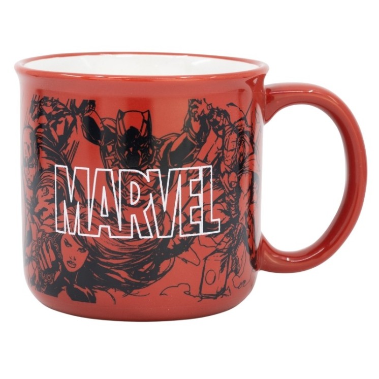 Taza Cerámica Desayuno Marvel 400ml | Diseño exclusivo