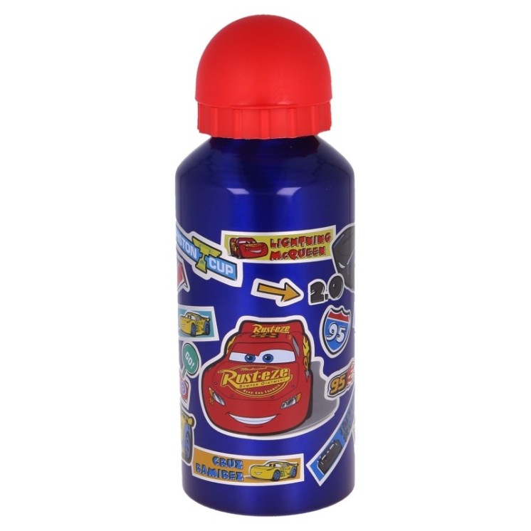 Botella Aluminio Cars 400ml | Diseño infantil