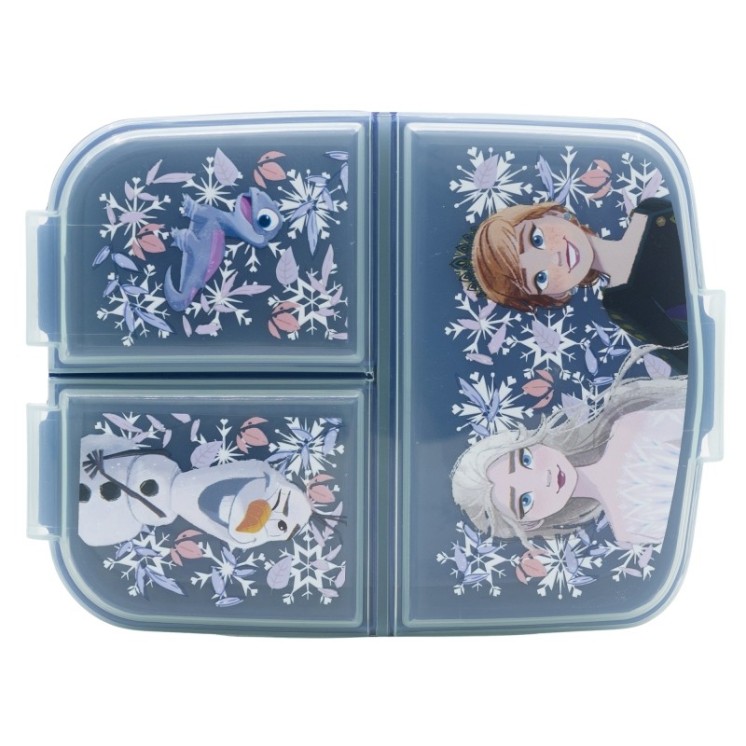 Sandwichera Múltiple Frozen Snowy Tale | Compartimentos prácticos