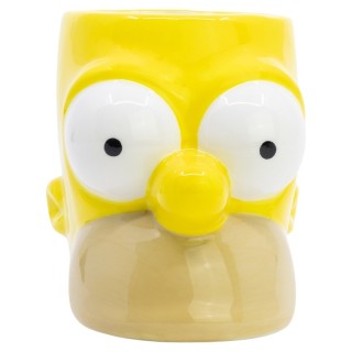 Taza Cerámica 3D 385ml Homer Simpson | Original y coleccionable