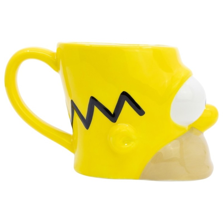 Taza Cerámica 3D 385ml Homer Simpson | Original y coleccionable