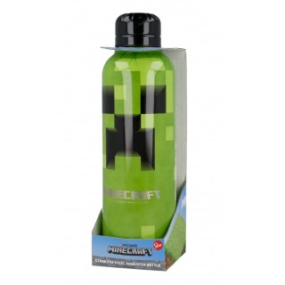 Botella Termo Acero Inox 515ml Minecraft | Bebidas frías o calientes