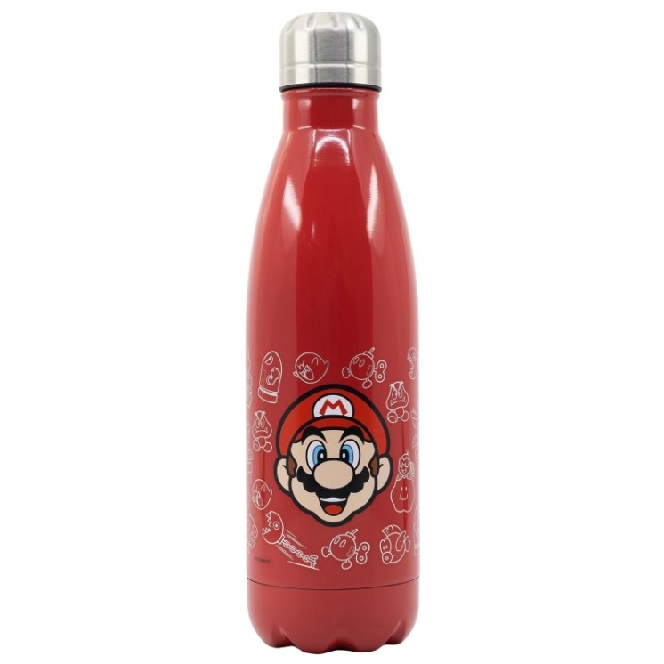 Botella Acero Inox 780ml Super Mario | Resistente y de gran capacidad