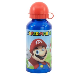 Botella Aluminio Pequeña 400ml Super Mario | Infantil y ligera