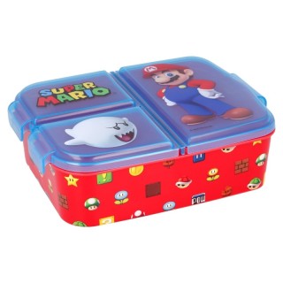 Sandwichera Múltiple Super Mario | Fiambrera infantil con compartimentos