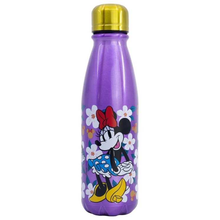 Botella Aluminio Infantil 600ml Minnie Sunshine | Práctica y divertida