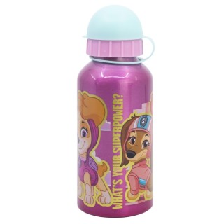 Botella aluminio 400ml Paw Patrol Girl Superpower | Compacta y segura
