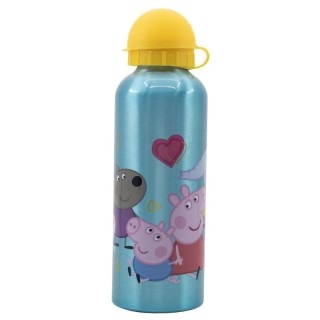 Botella aluminio 530ml Peppa Pig | Infantil, práctica y segura