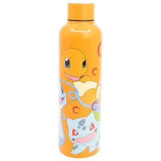 Botella termo antivuelco 515ml Pokémon | Acero inoxidable y segura