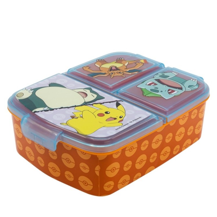 Sandwichera múltiple Pokémon | Infantil, práctica y segura