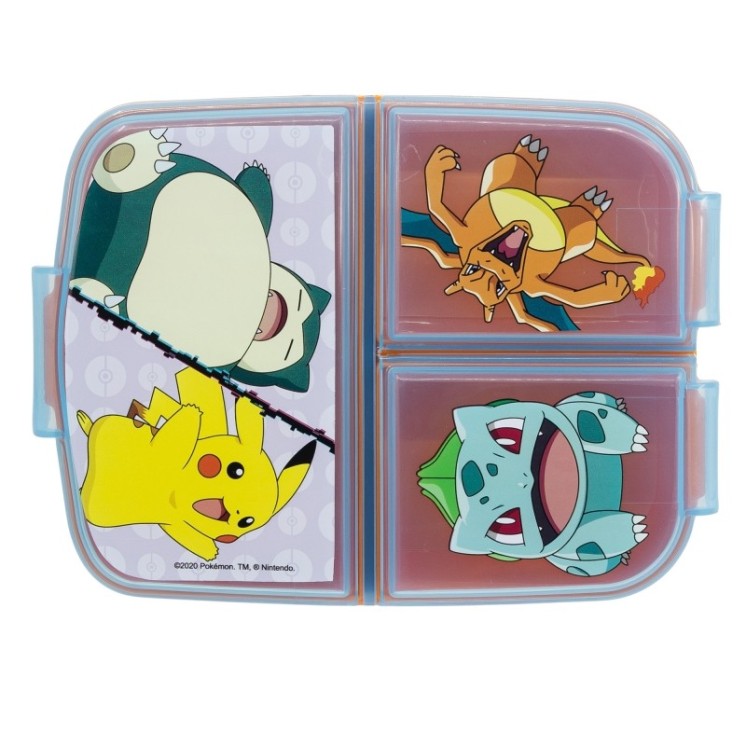 Sandwichera múltiple Pokémon | Infantil, práctica y segura