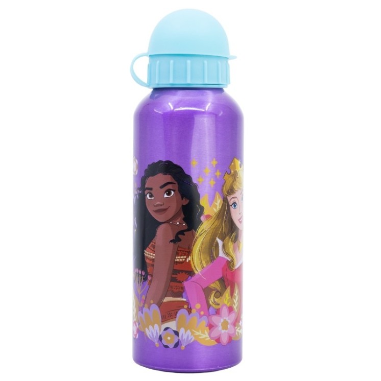 Botella aluminio 530ml Princess Courageous Heart | Infantil y segura