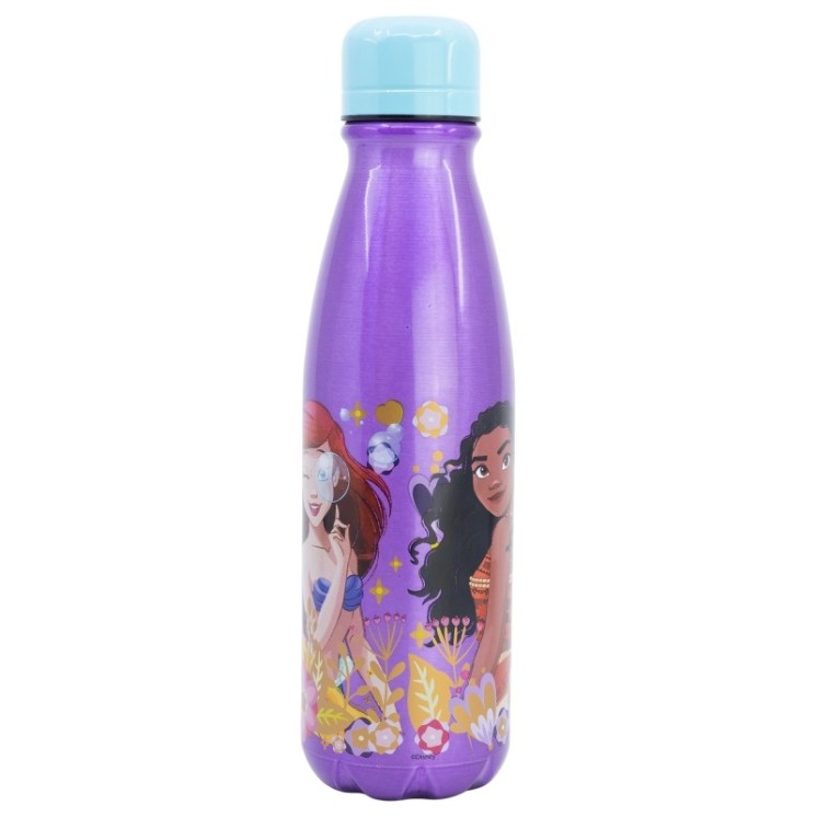 Botella infantil 600ml Princesas Disney | Aluminio seguro y práctico