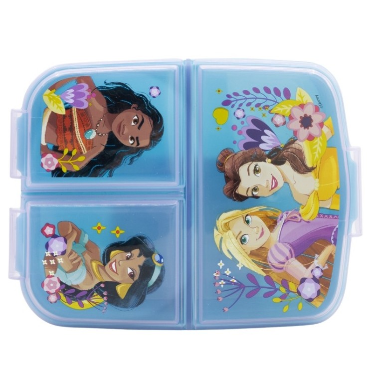 Sandwichera múltiple Princesas Disney | Con compartimentos y diseño encantador