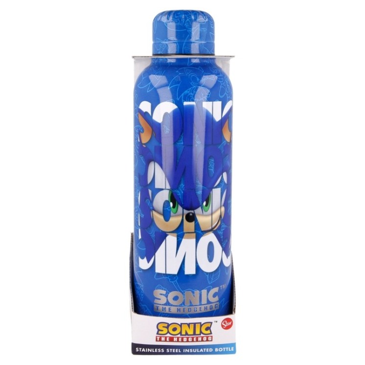 Botella termo 515ml Sonic | Acero inoxidable y diseño infantil