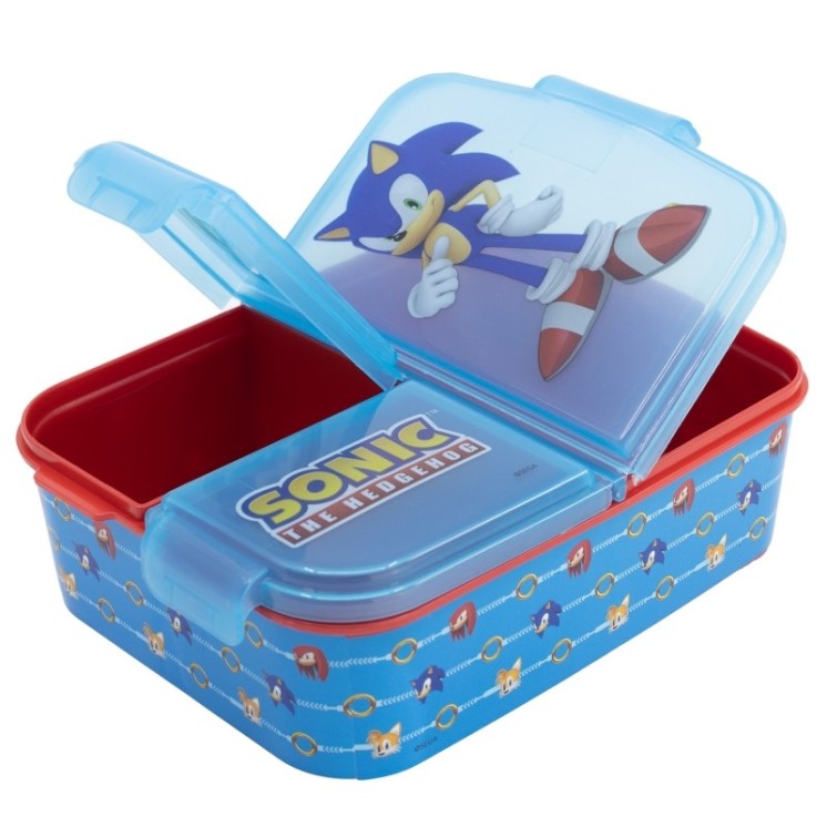 Sandwichera múltiple Sonic | Compartimentos y diseño infantil