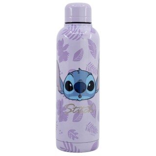 Botella termo acero inox 515ml Stitch Palms | Doble pared y diseño tropical