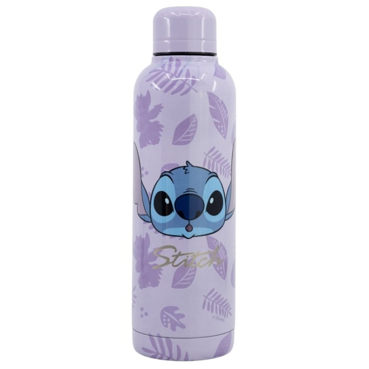Botella termo acero inox 515ml Stitch Palms | Doble pared y diseño tropical