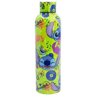 Botella termo antivuelco 515ml Stitch | Acero inoxidable y segura