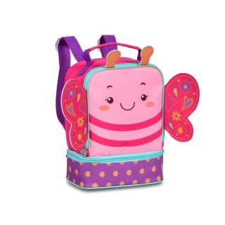 Lancheira infantil Borboleta 9" | Diseño mariposa térmica