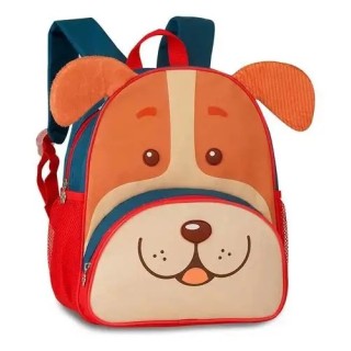 Mochila infantil Cachorrinho marrom 13" | Diseño perrito marrón