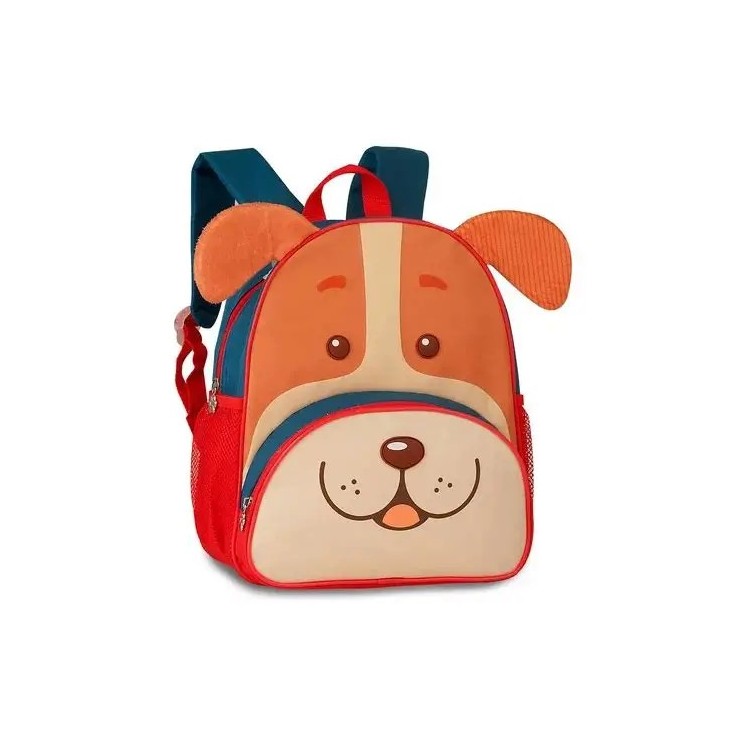Mochila infantil Cachorrinho marrom 13" | Diseño perrito marrón