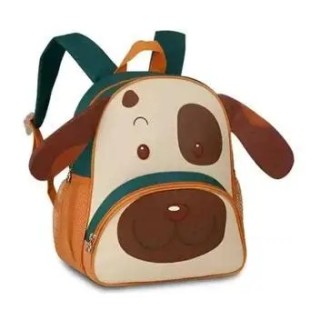 Mochila infantil Cachorrinho branco 13" | Diseño perrito blanco