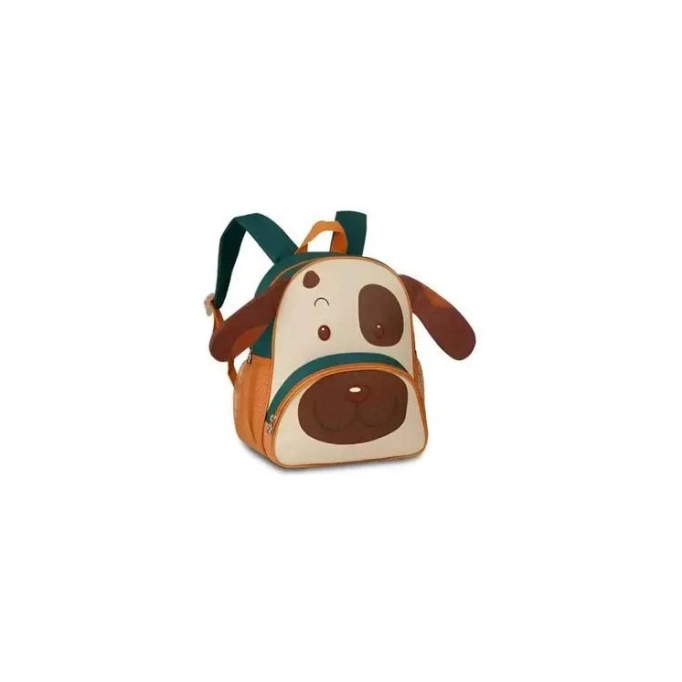 Mochila infantil Cachorrinho branco 13" | Diseño perrito blanco