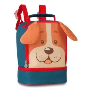 Lancheira infantil Cachorrinho marrom 9" | Diseño perrito térmica