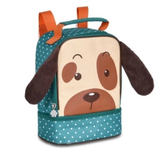 Lancheira infantil Cachorrinho branco 9" | Térmica y adorable