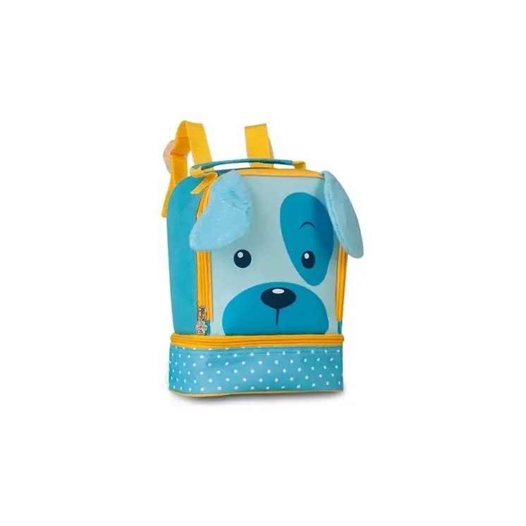 Lancheira infantil Cachorrinho azul 9" | Térmica y adorable