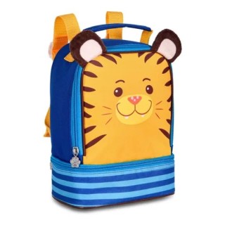 Lancheira infantil Tigre 9" | Merendera térmica divertida para niños