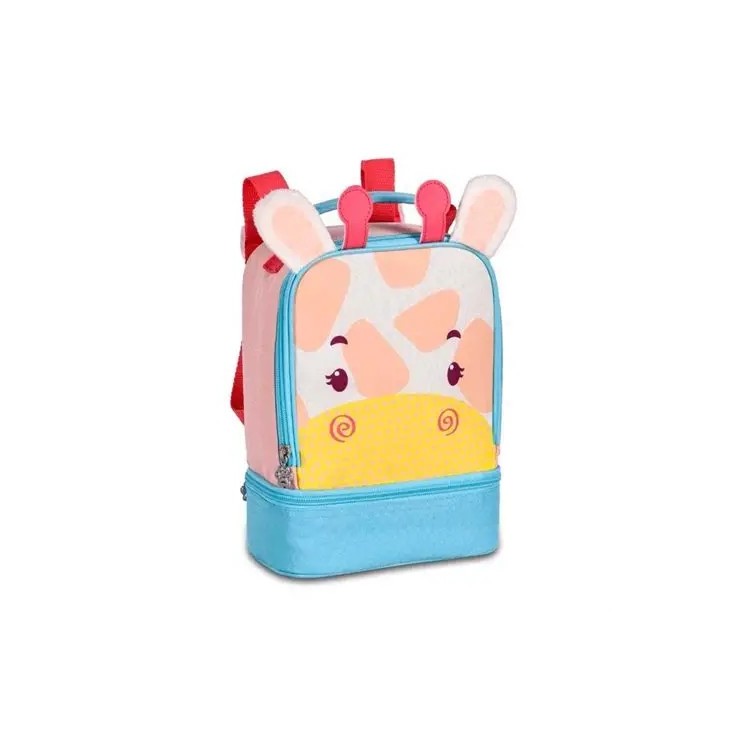 Lancheira infantil Girafa 9" | Lonchera térmica divertida para niños
