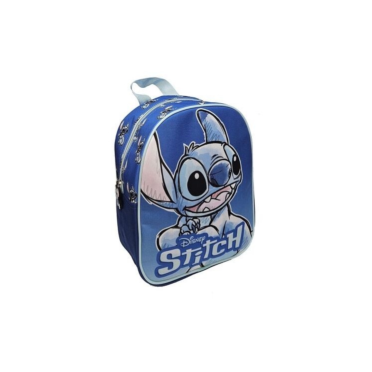Mochila pequeña Stitch Blue | Infantil, cómoda y divertida